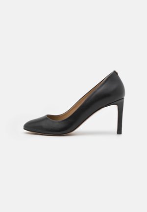Højhælede pumps - black