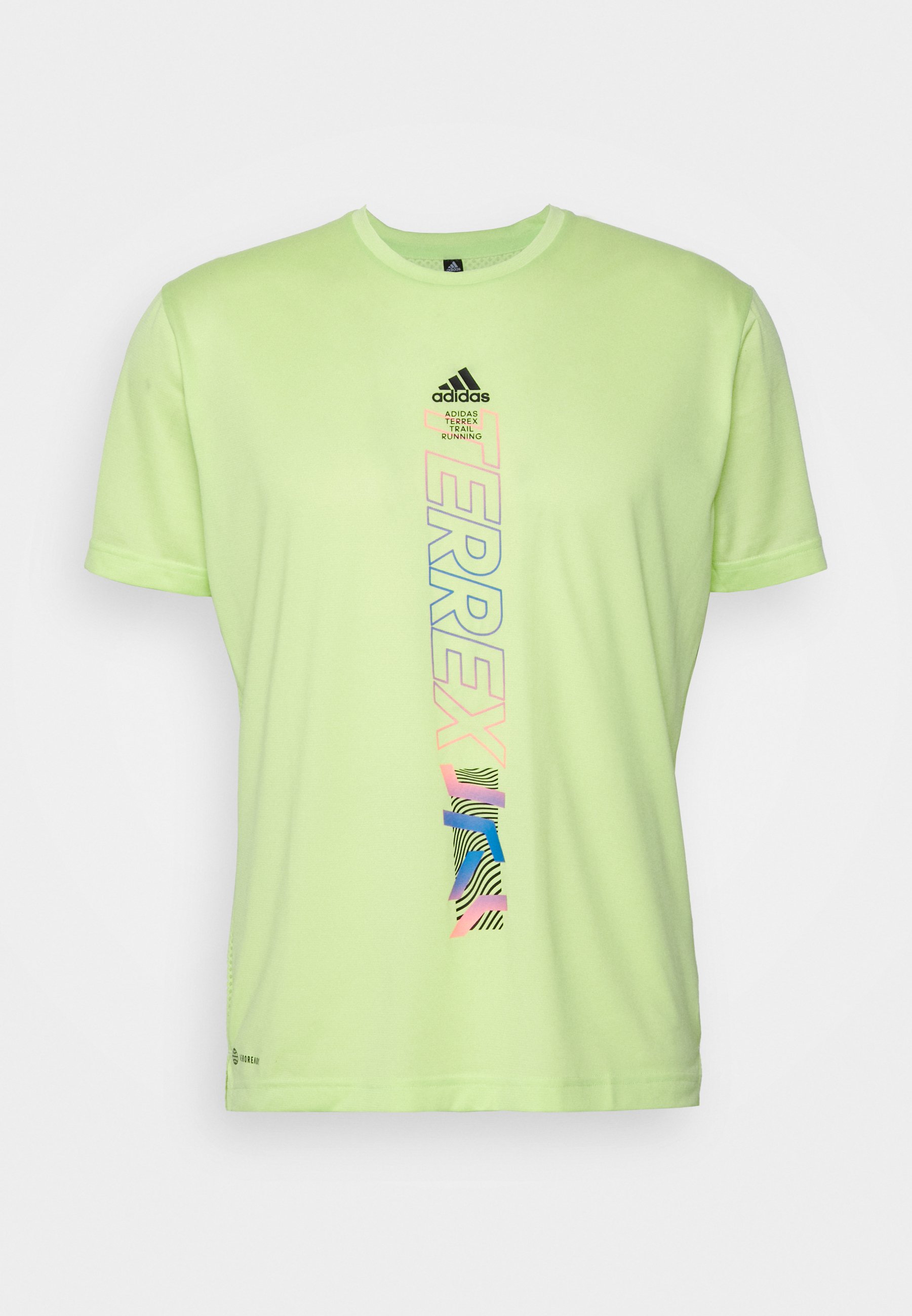 Lime green and white adidas shirt Clearance
