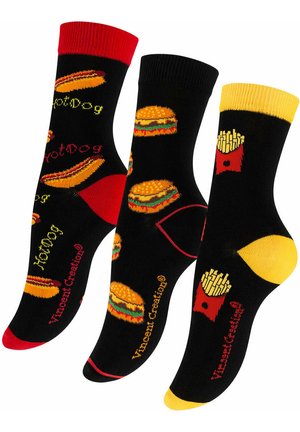 FAST FOOD 3 PAAR - Socken - bunt