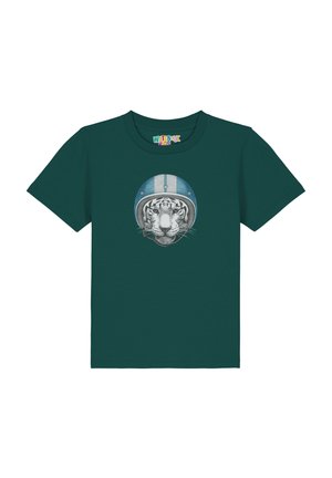 RACING TIGER - T-Shirt print - glazed green