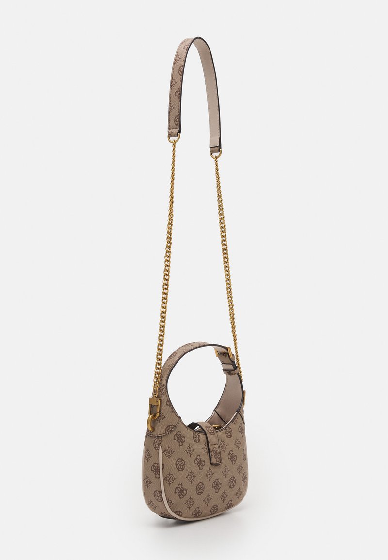 Damen Handtaschen | Guess MAIMIE MINI HOBO Umhängetasche cappuccino logo/braun - BL40313 Damen Handtaschen | Guess MAIMIE MINI HOBO Umhängetasche cappuccino logo/braun - BL40313