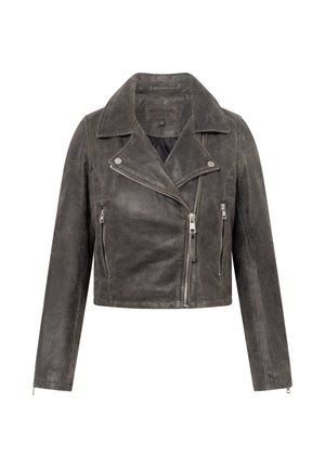 Bolongaro Trevor, BEKLEIDUNG MILLIE BIKER - Veste en cuir - vintage charcoal wcfp