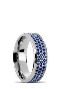 LUCLEON HYPERAN - Ringar - blue steel silver
