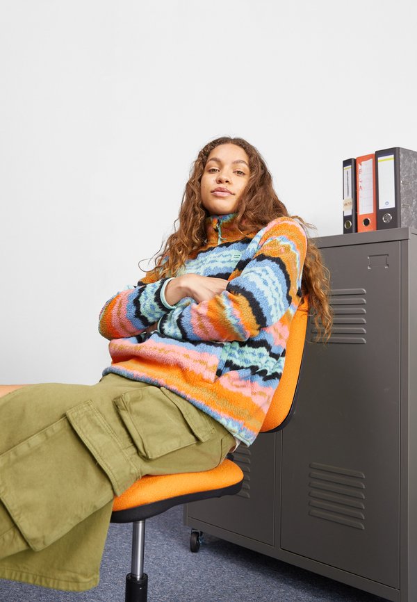 BOUNDARY MOCK 3 - Fleecepullover - shallow sea