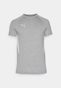 TEE - Potiskana majica - medium gray heather/silver/white