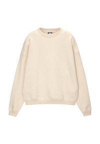 BOXY FIT - Bluză de molton - beige