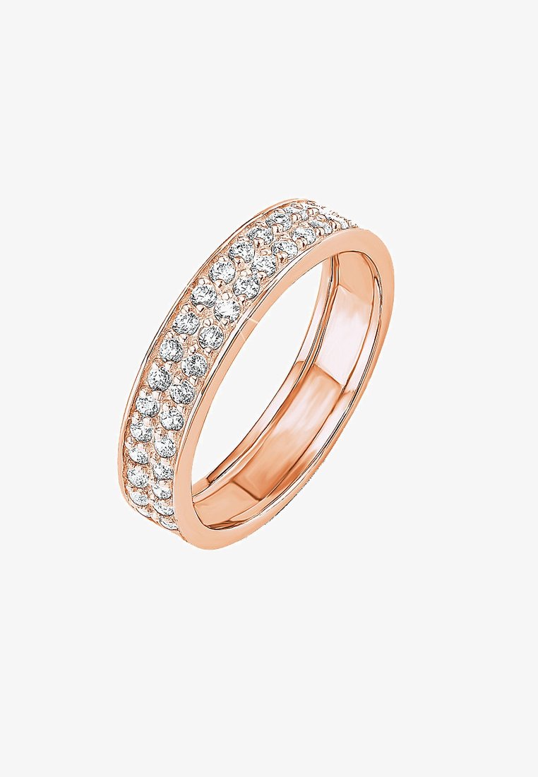 S.Oliver Damen Ring Edelstahl Gold Mit Zirkonia - Schmuck Geschenk In Box