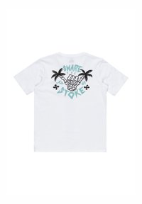 Quiksilver SHARE THE STOKE 8 - 16 - Triko s potiskem - white