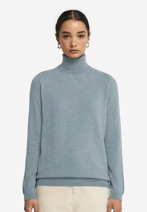 ROLLKRAGEN MIT LANGARM - Maglione - Light Blue