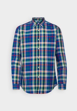 LONG SLEEVE SPORT SHIRT - Cămașă - royal/white multi