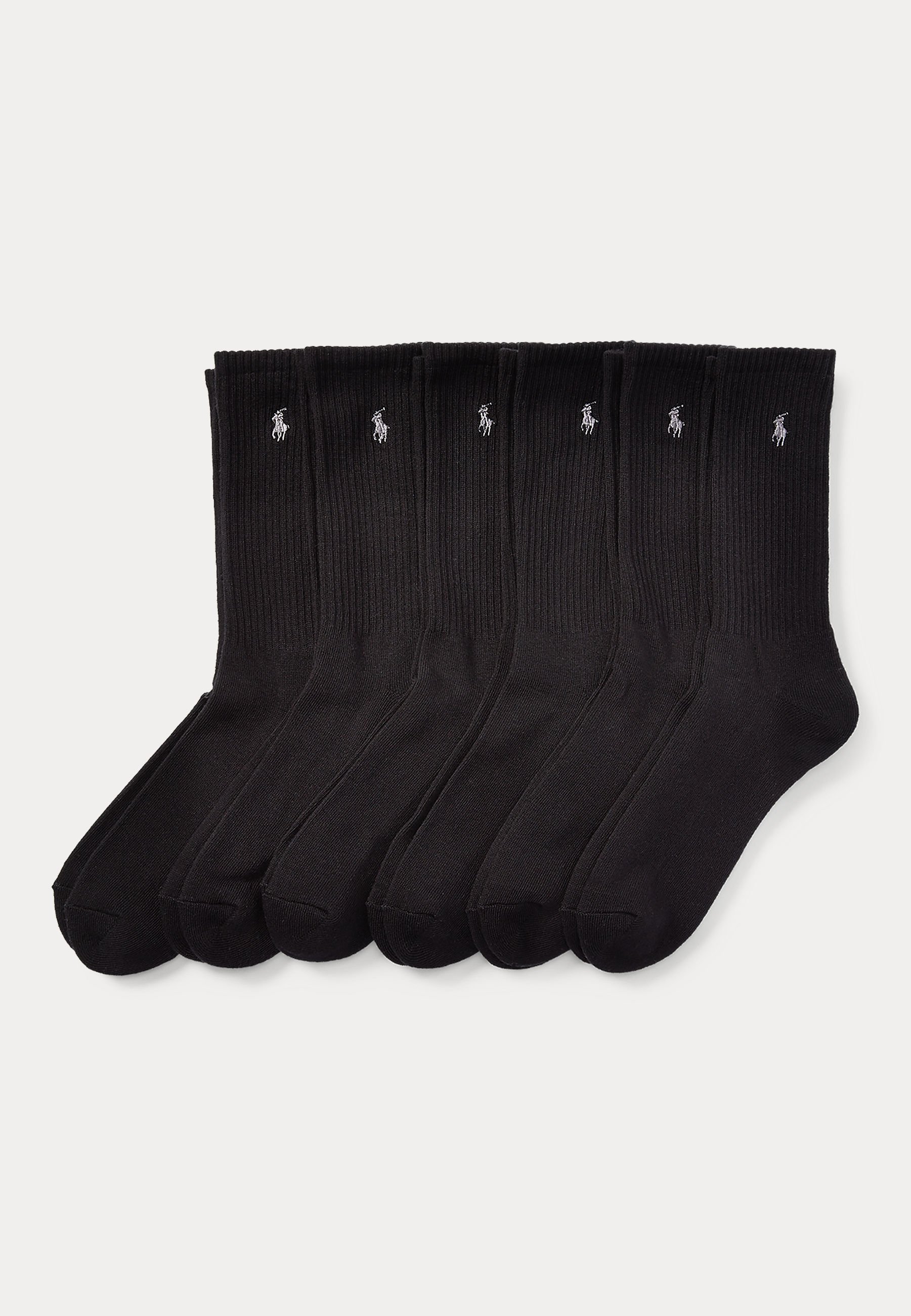 Polo Ralph Lauren COTTON BLEND CREW SOCK PACK Socks black