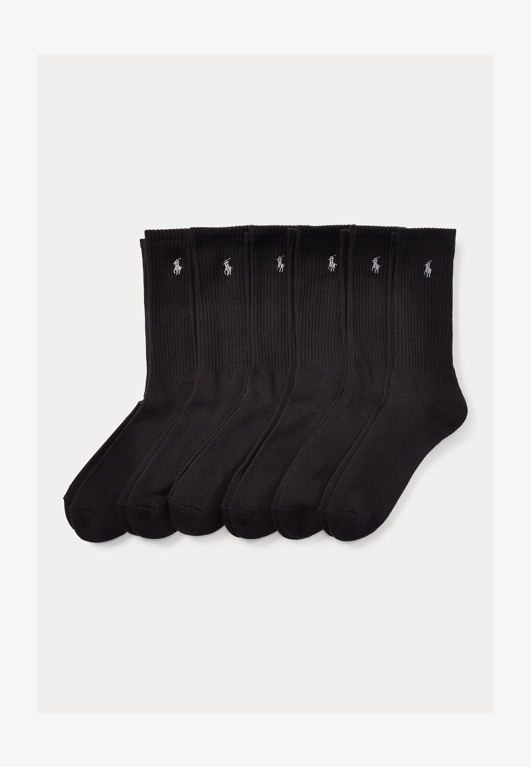 Polo Ralph Lauren COTTON BLEND CREW SOCK PACK Socks black