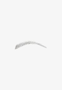 Sourcil unique arquée avec des traits de cheveux fins sur un fond clair, montrant la texture et la forme naturelles.