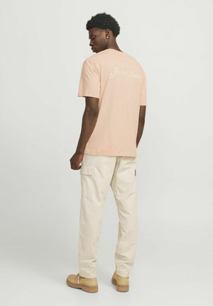 Jack & Jones Triko s potiskem - peach parfait