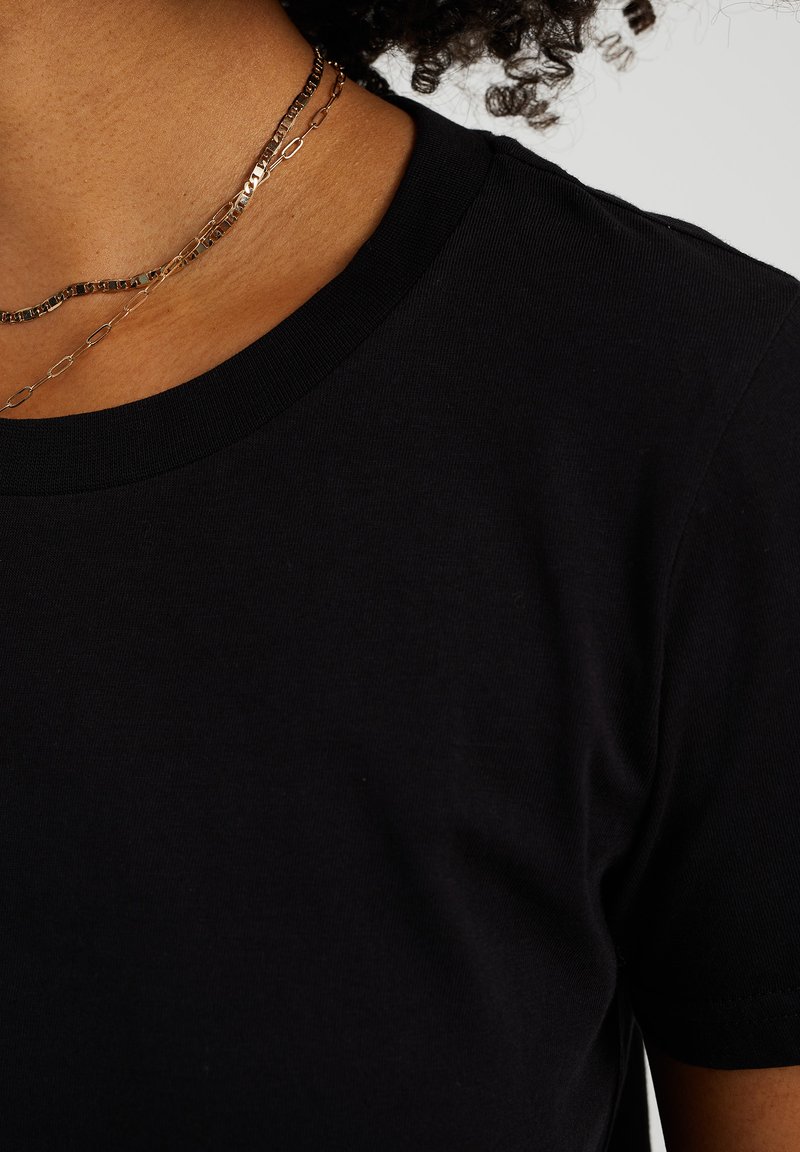 Damen T-Shirts | WE Fashion T-Shirt basic black/schwarz - KL71573 Damen T-Shirts | WE Fashion T-Shirt basic black/schwarz - KL71573