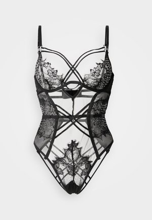 LAVISH LOVE CROTCHLESS - Body - black