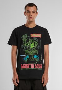 Mister Tee BEASTIE BOYS ROBOT  - Marškinėliai su spaudiniu - black