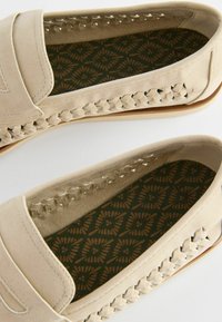 Next WEAVE LOAFERS STANDARD - Mokasinke - white