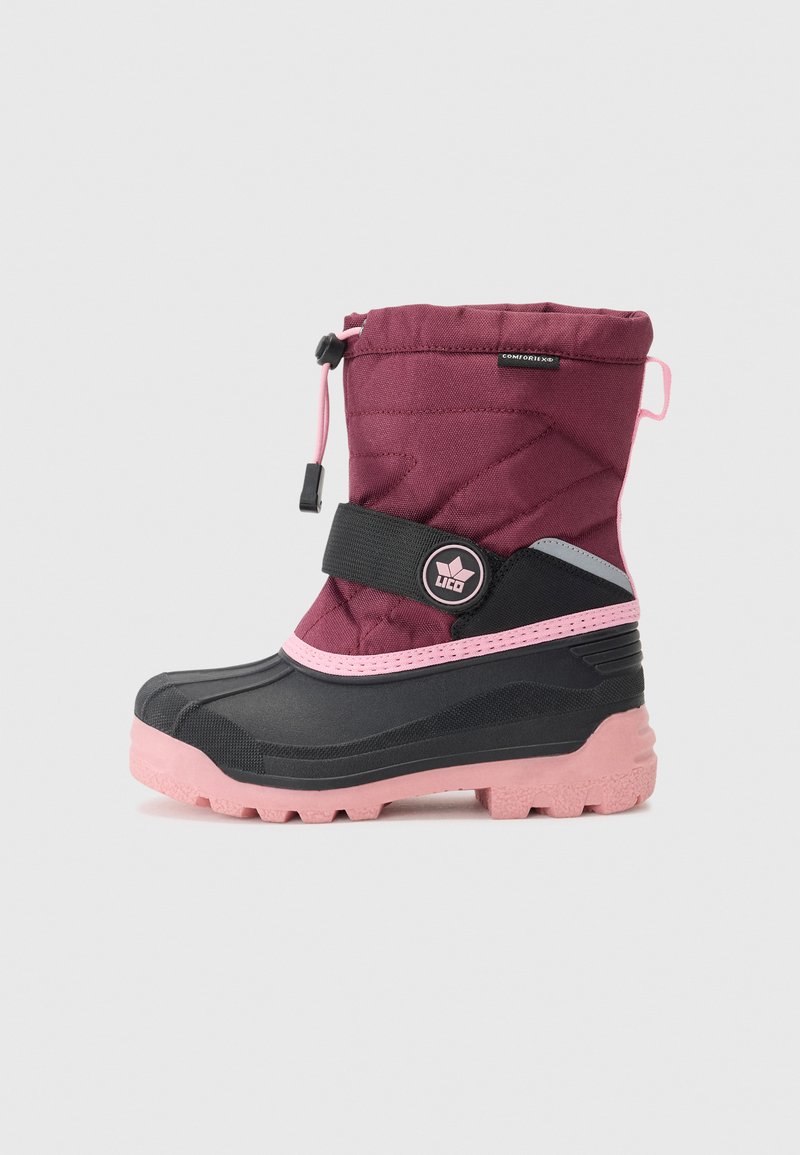 LICO TURKU TEX - Téli csizmák - bordeaux/rose