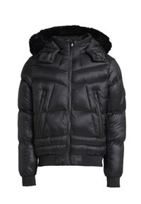 GENTRAZZI PUFFER BOMBER JACKET - Chaqueta de invierno - jet black