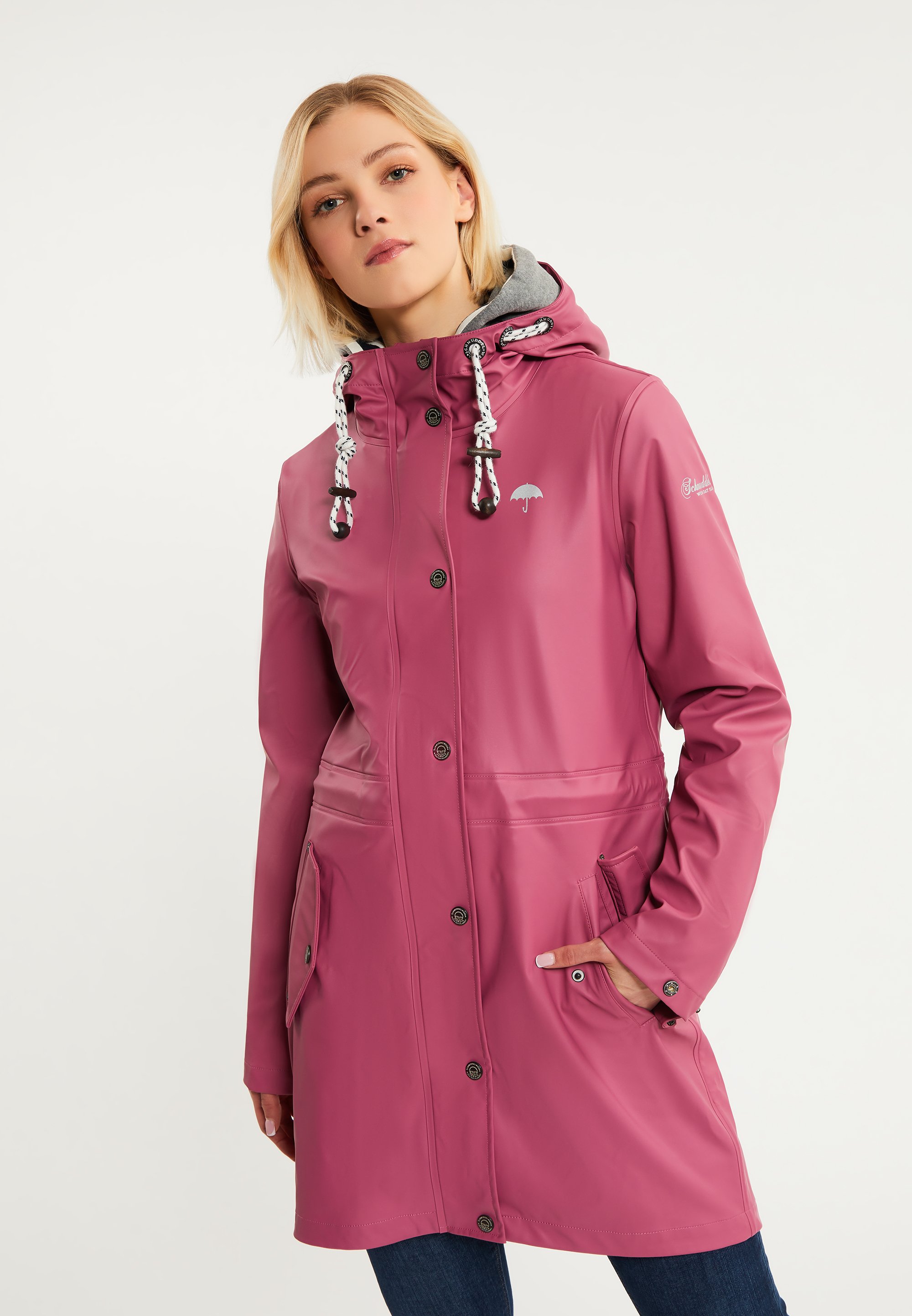 Schmuddelwedda Winterjacke Schmuddelwedda Parka Rosa