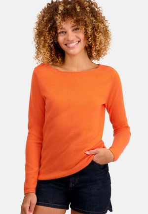 Mahogany TENNESSY-FIRST - Strickpullover - nectarine