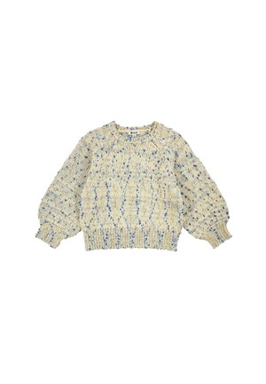 Steiff, PULLOVER WOOF & FLUFF - Strickpullover - whitecap gray