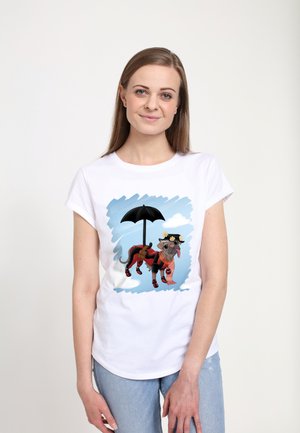 Marvel DEADPOOL & WOLVERINE PUPPINS SKY - Triko s potiskem - white