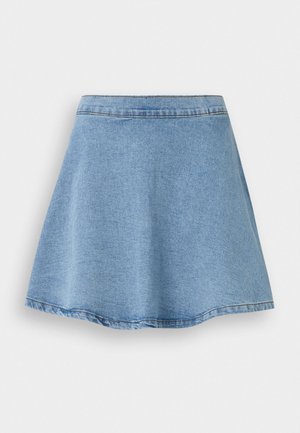 Noisy May, NMANDY FLARE SKIRT - Jeansrock - medium blue denim