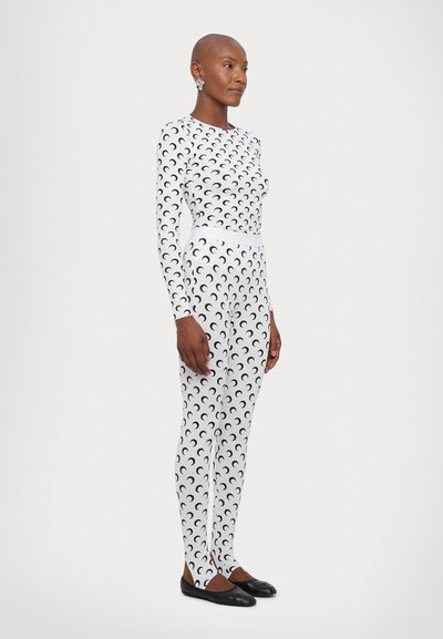 MARINE SERRE MOON  - Legging (type pantalon) - optical white