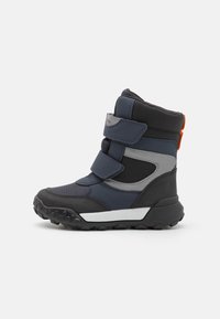 Geox - TREKKYUP BOY ABX - Talvesaapad - navy/silver Väikepilt 1