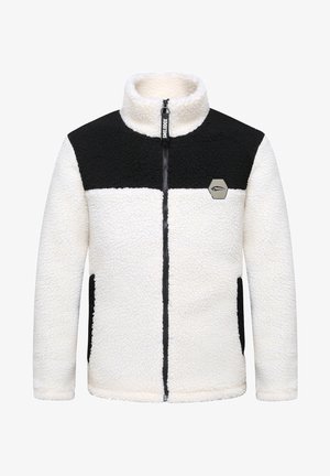 Smilodox BRADY - Fleecová bunda - white