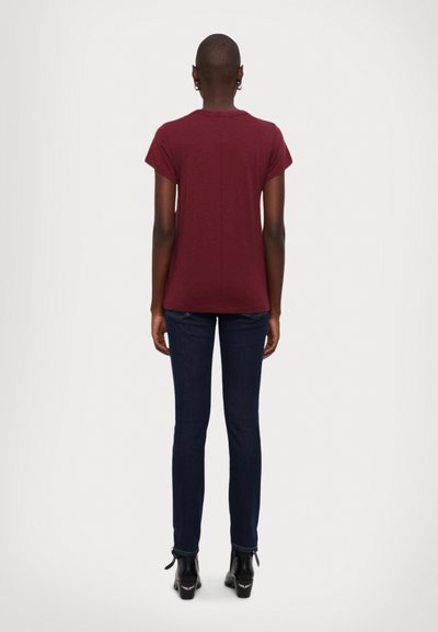 rag & bone THE SLUB - Basic T-shirt - burgundy