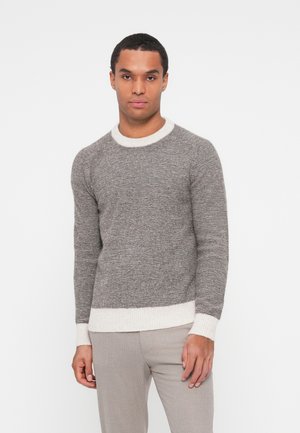 SLHRAI CREW NECK - Neule - demitasse