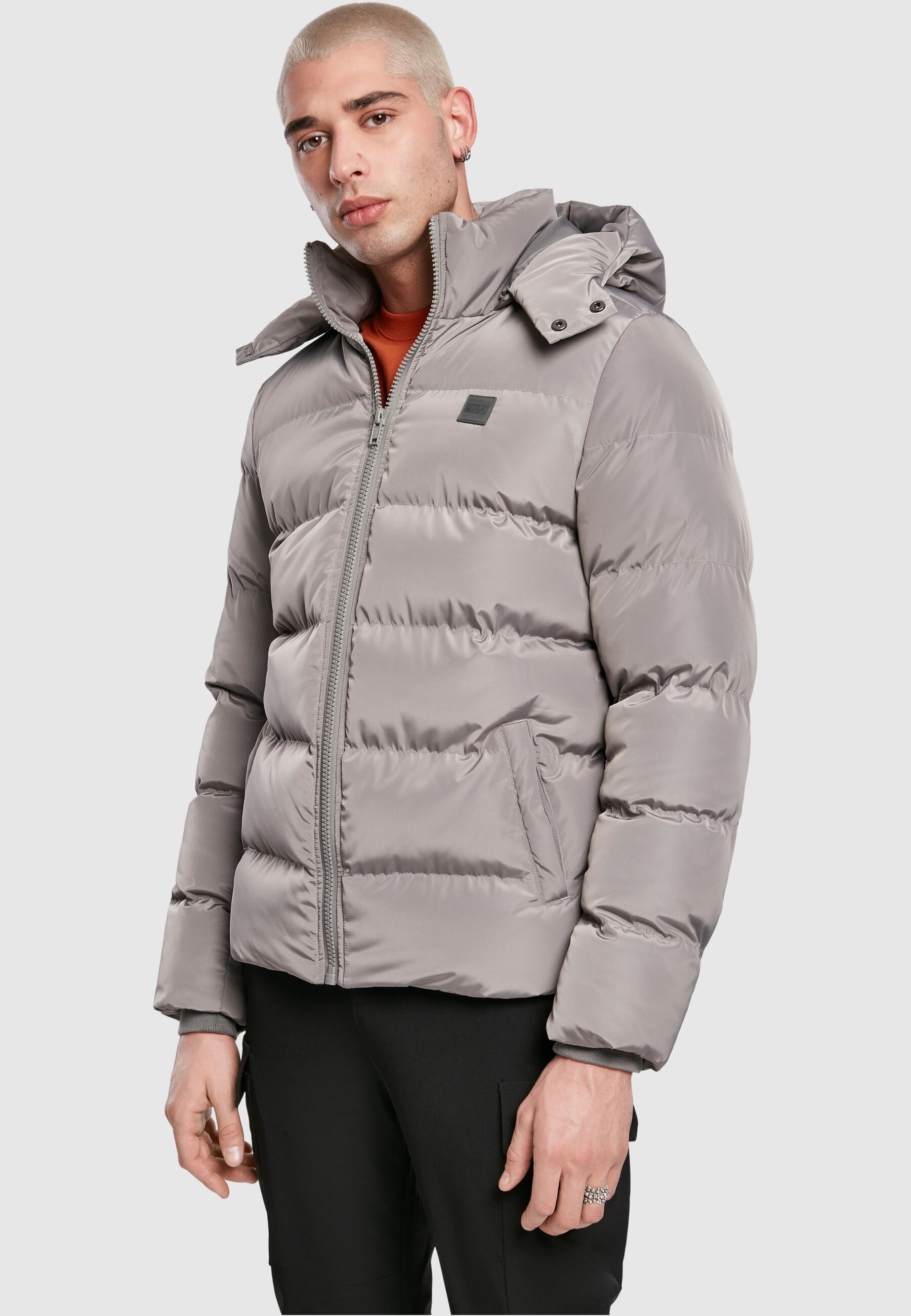 Giacca Invernale Urban Classics Con Cappuccio In Sherpa - Giacca A Vento Uomo, Colore Darksand