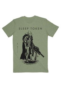 Paradiso Clothing SLEEP TOKEN THE SUMMONING BAND LOGO - Print T-shirt - green