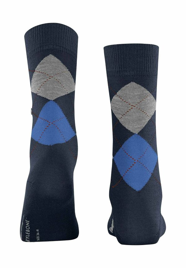 MARYLEBONE 2ER PACK - RAUTENMUSTER - Socks - dunkelblau2