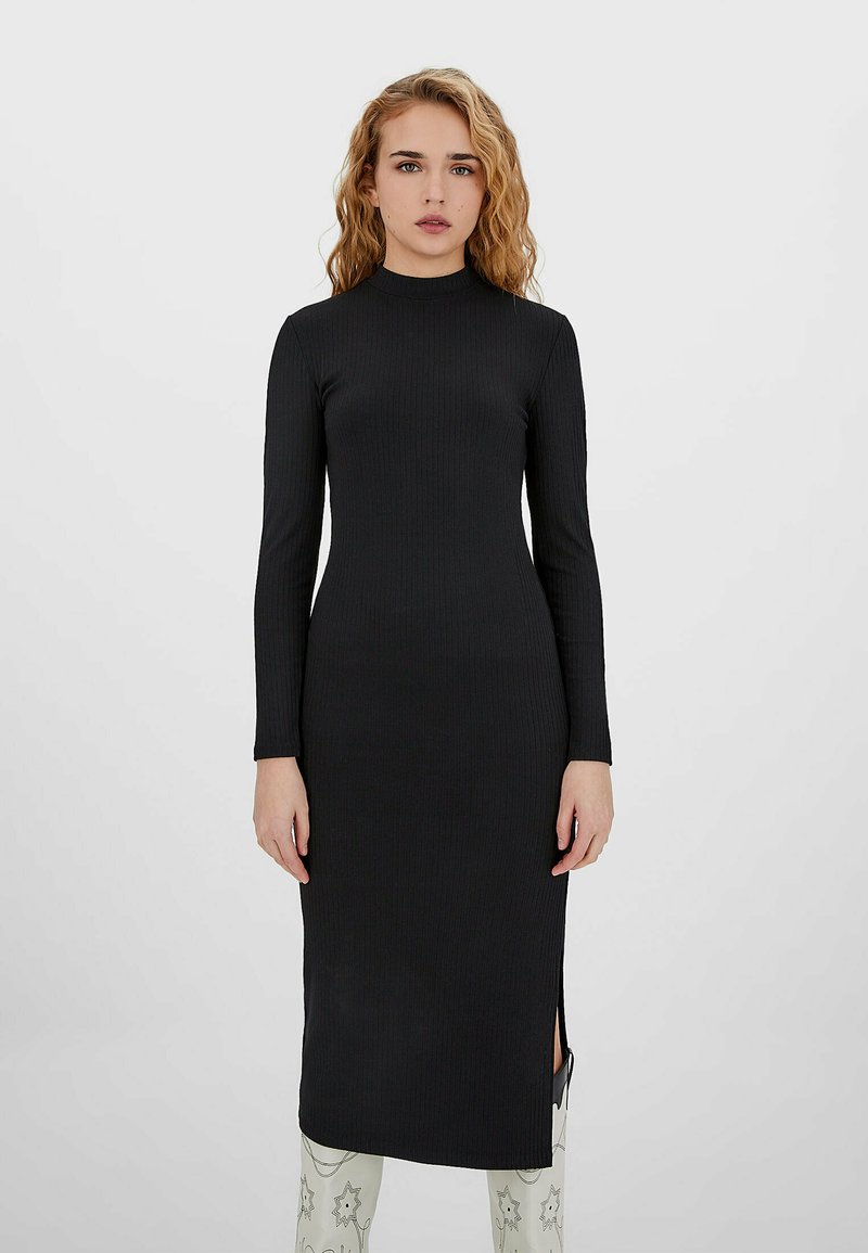 Damen Kleider | Stradivarius Etuikleidblack/schwarz - HM62962 Damen Kleider | Stradivarius Etuikleidblack/schwarz - HM62962