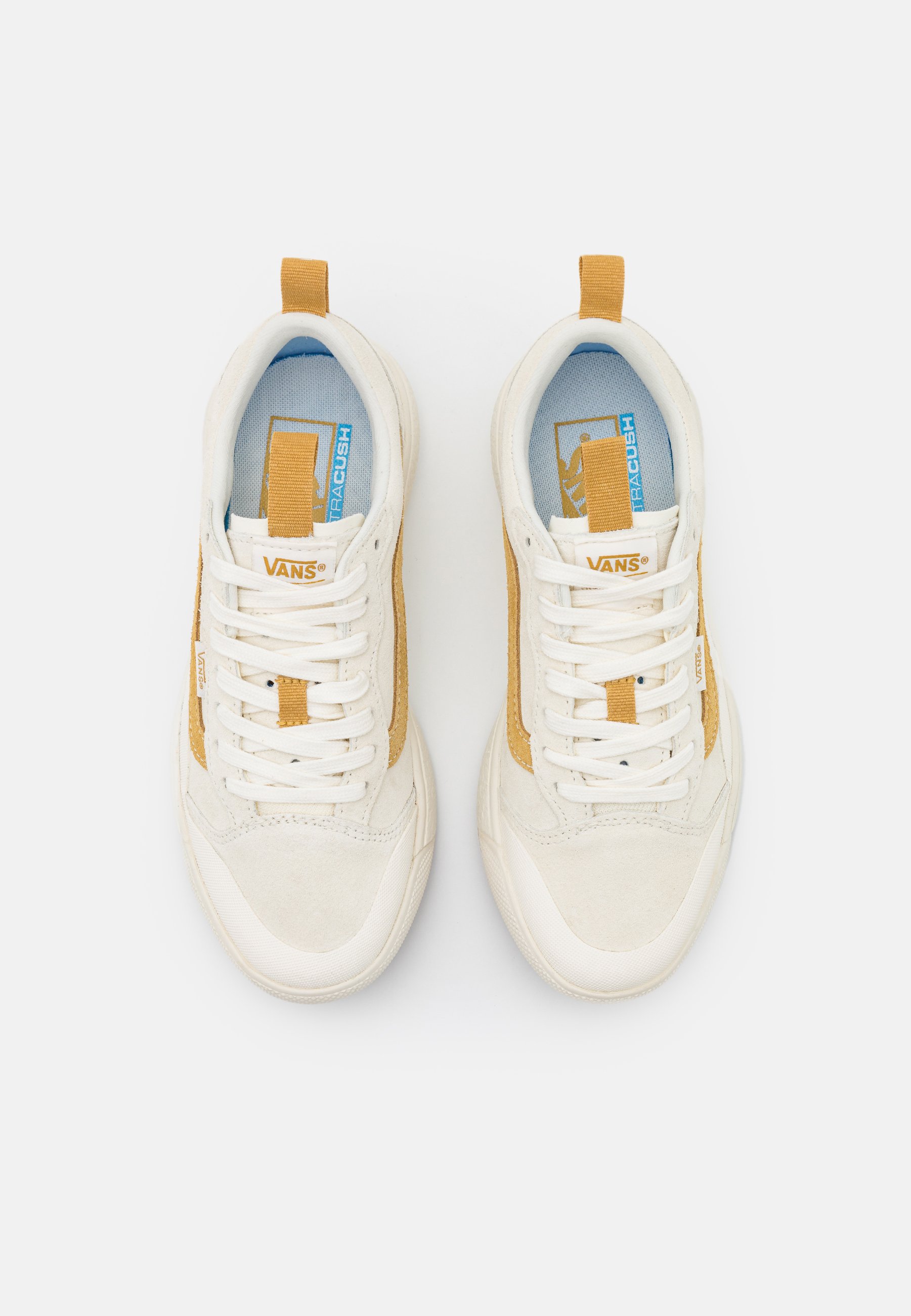 white vans with gold