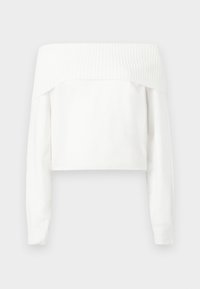 CLOUD FOLDOVER - Strikkegenser - white