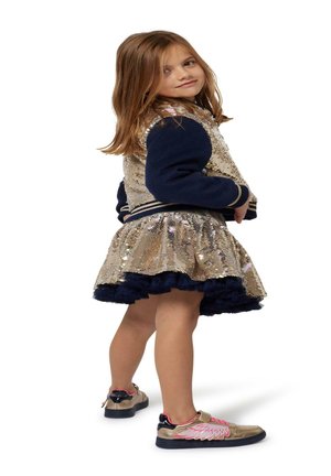 Billieblush SEQUINS RÉVERSIBLES - Blouson Bomber - dore