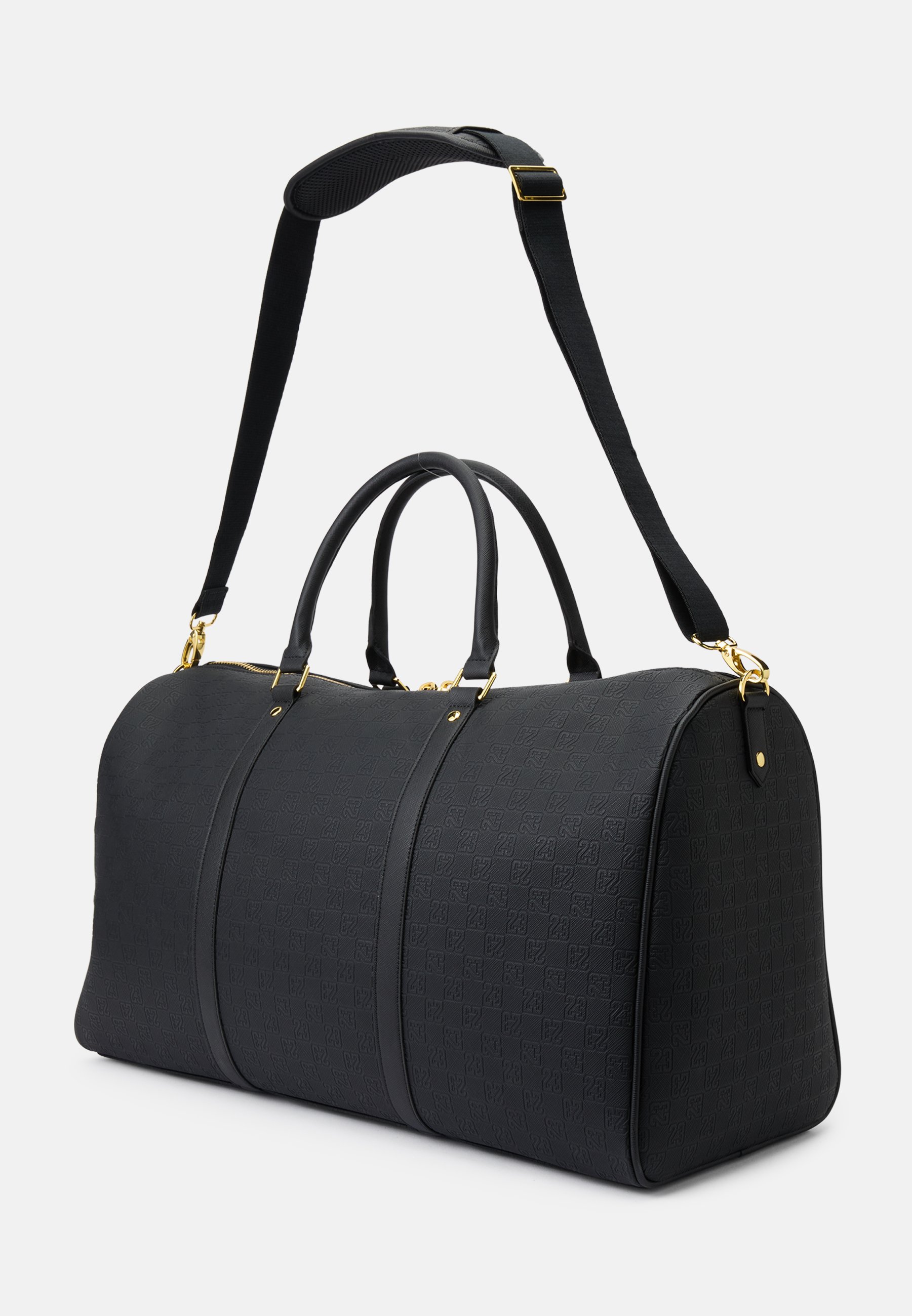 Jordan MONOGRAM DUFFLE BAG UNISEX - Holdall - black/gold-coloured