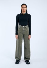 Dr.Denim DONNA - Vaqueros boyfriend - washed olive