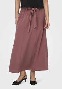 ONLY Falda larga - rose brown