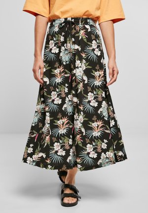Urban Classics sukňa v tvare A - black tropical