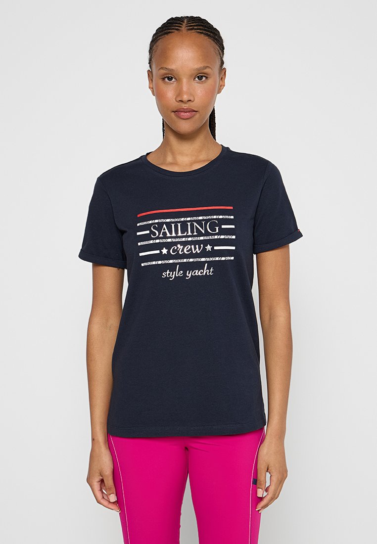 CMP T-shirt print donkerblauw