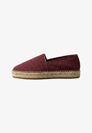 Calvin Klein, CALVIN KLEIN EMBLEM LOGO ESPADRILLES - Espadrillas - rhubarb