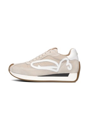 Fred de la Bretoniere SNEAKER YENTL SIGN - Sneakers laag - beige
