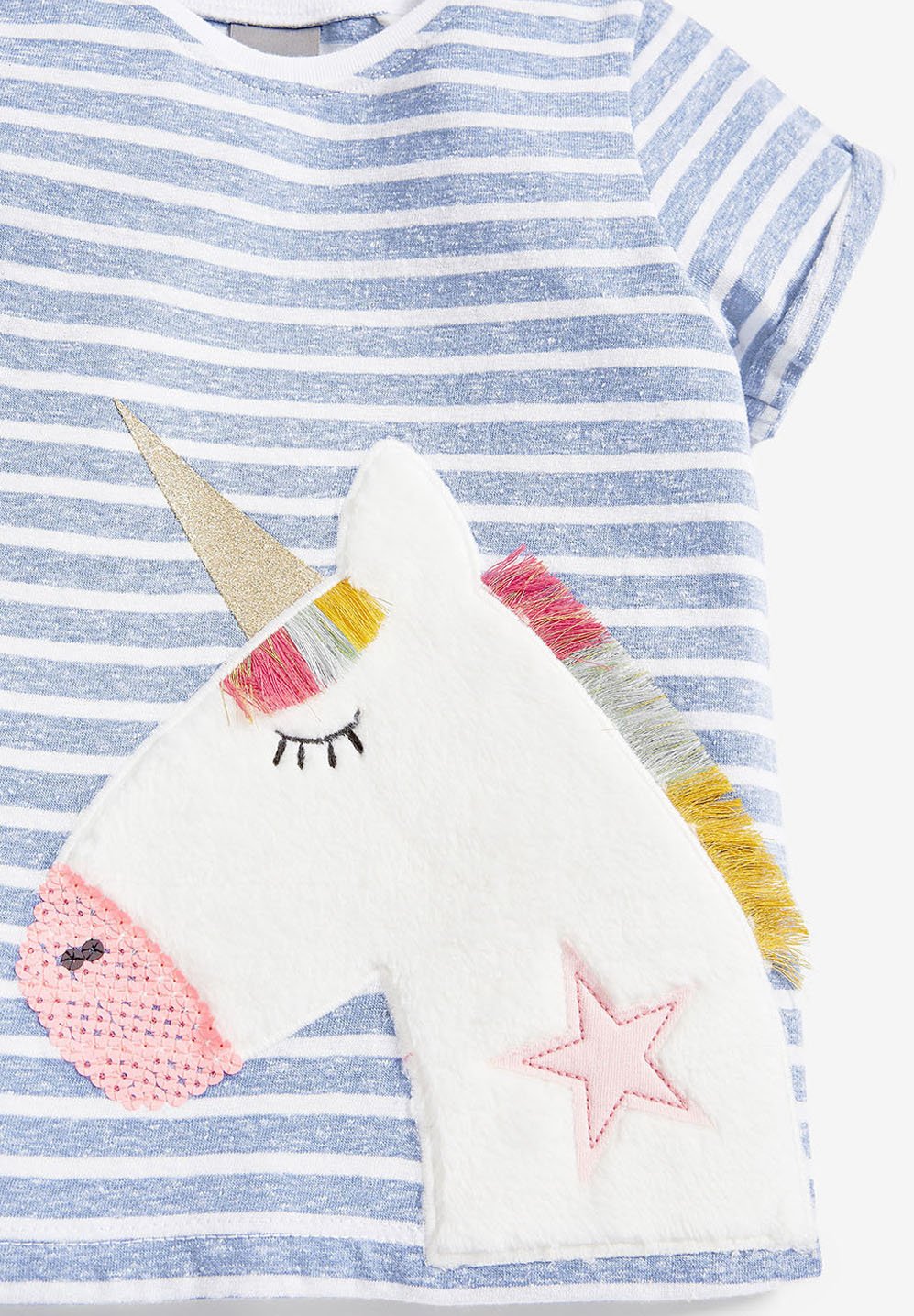 Next STRIPE UNICORN T-SHIRT (3MTHS-7YRS 