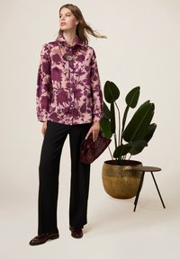 Oltre PALAZZO CON PROFILI   - Pantalon classique - nero